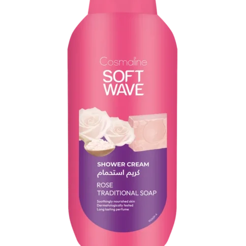 Cosmaline Soft Wave Shower Gel- Rose Traditional Soap