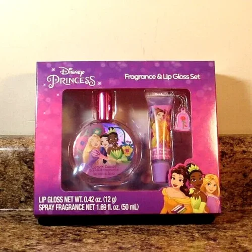 Disney Barbie Set Perfume + Lip Gloss