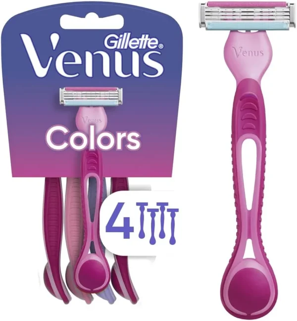 GILETTE Venus Simply 3 Basic 4s PINK GILETTE Venus Simply 3 Basic 4s PINK