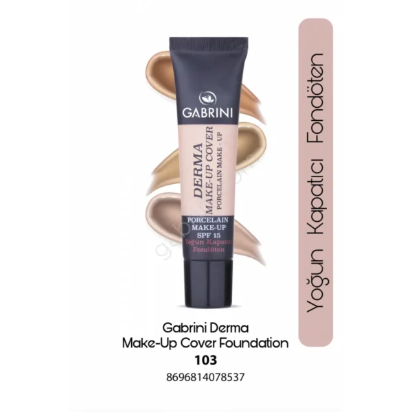 Gabrini Derma Make Up Spf 15 Foundation -03 Gabrini Derma Make Up Spf 15 Foundation -03