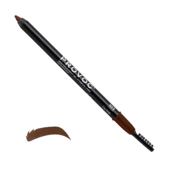Provoc Gel Eyebrow Liner WP - 103 Provoc Fork Tip Brow Pen - 06