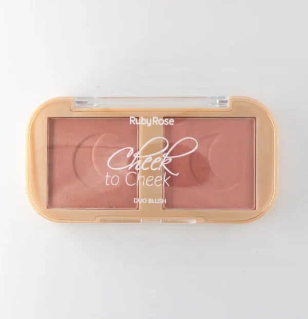 Ruby ROSE Cheek To Cheek Duo Blush - 09 Ruby Rose Cheek To Cheek - Caramel Candy