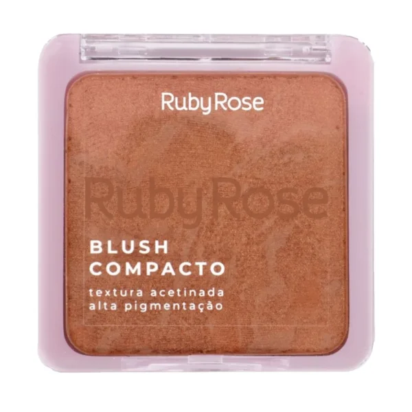 Ruby Rose Blush Compacto- Mazaic BC 30 Ruby Rose Batom Lipcream - 194