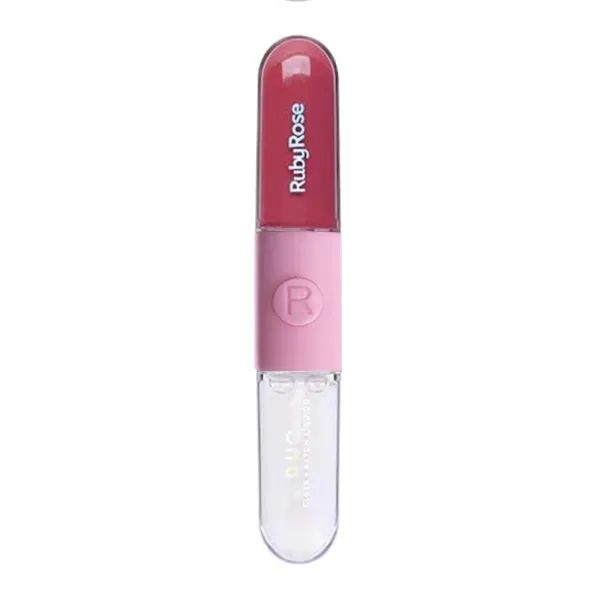 Ruby Rose Duo Gloss + Batom Liquid - 11 Ruby Rose Curve & Volume Mascara