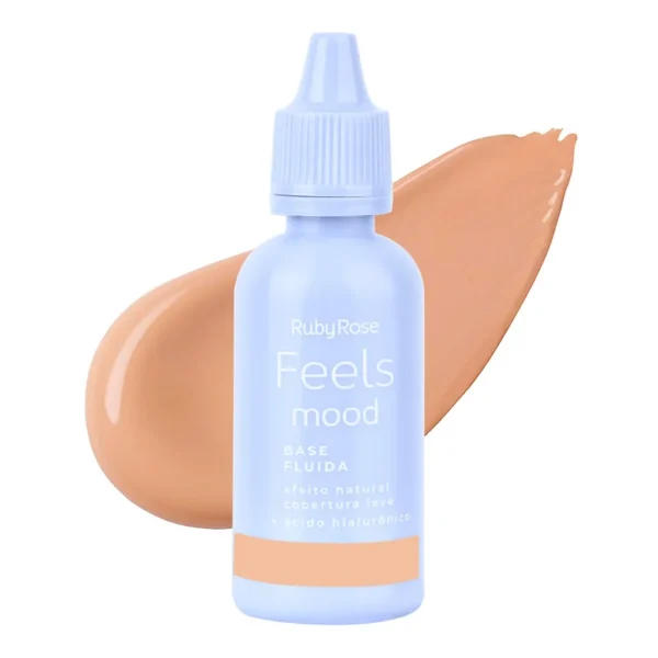 Ruby Rose Feels Base Serum Foundation - 3 Ruby Rose Eyeshadow Pink Soda