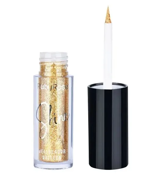 Ruby Rose Glitter Eyeliner - 04 Ruby ROSE Glaze Lip Oil - Strawberry