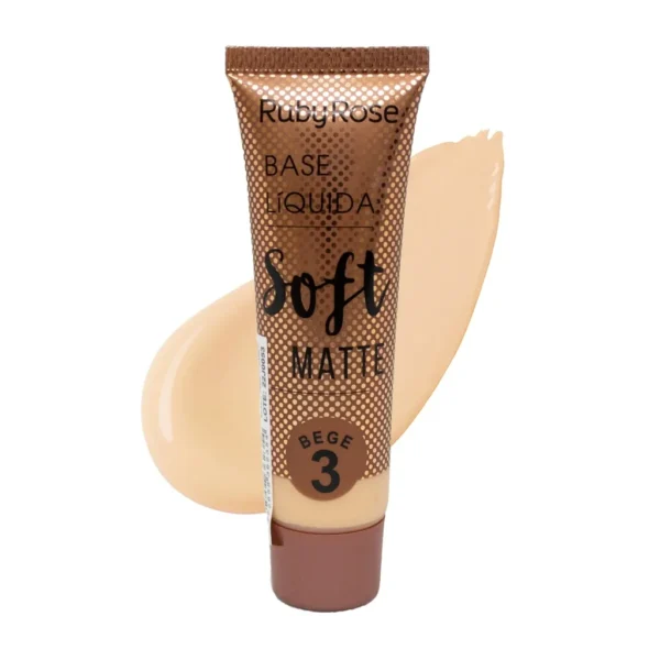 Ruby Rose Soft Matte Foundation - B3 Ruby Rose Shiny Gloss