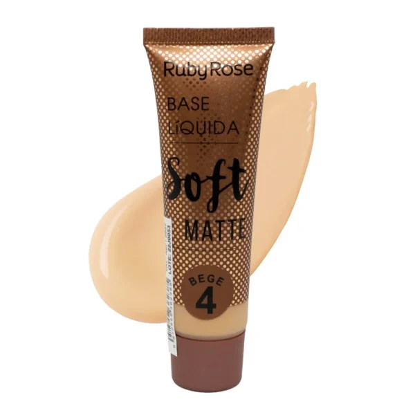 Ruby Rose Soft Matte Foundation - B4 Ruby Rose Shiny Gloss