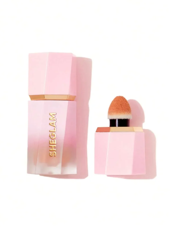 Sheglam Day Glow Liquid Blush - Float On Sheglam Crystal Jelly Glaze Stick - Aura Blitz