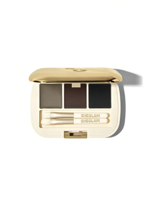 Sheglam Full Filled Eyebrow Palette - Ash Brown Sheglam Full Covarage Foundation Blam - Nude