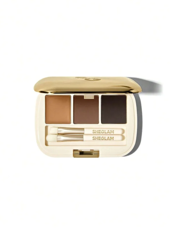 Sheglam Full Filled Eyebrow Palette - Dark Brown Sheglam Full Covarage Foundation Blam - Sand