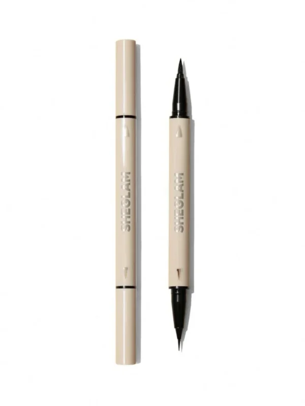 Sheglam Multi Tasker Line & D Eyeliner Sheglam Mirror Kiss High-Shine Lipstick - Vibe Check