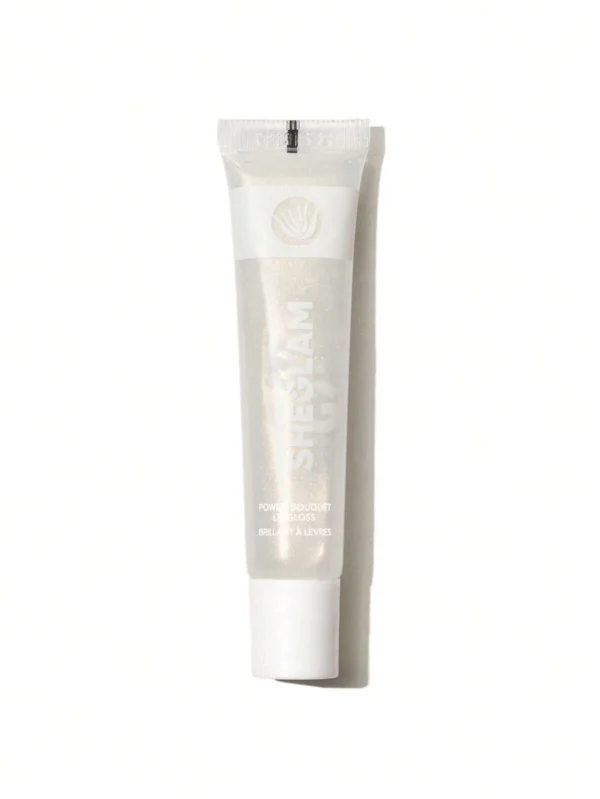 Sheglam Power Bouquet Lip Gloss -See IT through Sheglam Powder Foundation -Shell