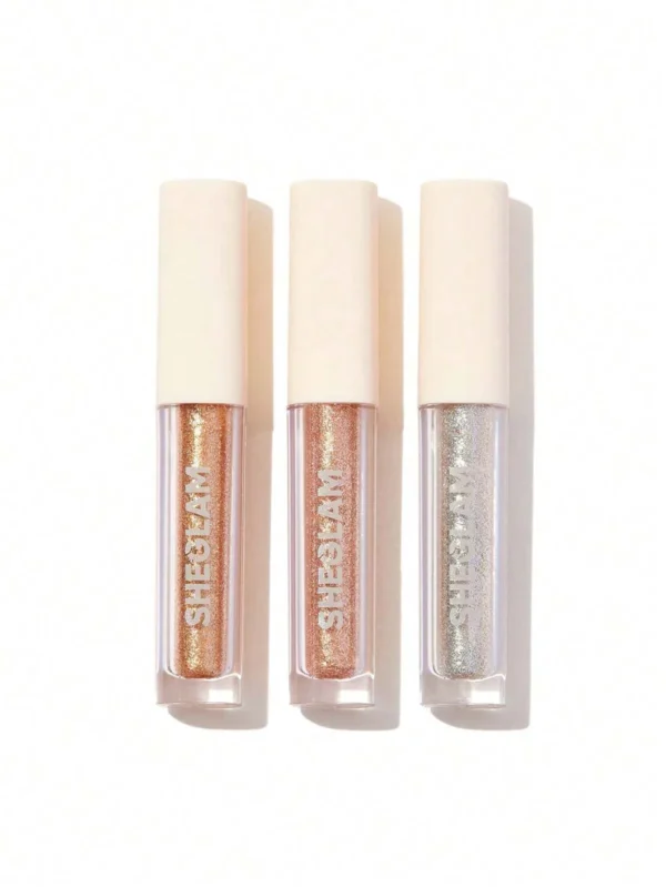 Sheglam Starry Wish Liquid Eyeshadow Trio - North Star Sheglam Soft Haze Lip Blur-Play Date