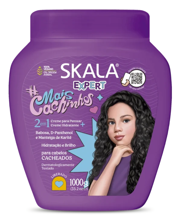 Skala Expert Mais Cachinhos Treatment Conditioning Cream Skala Expert 2 IN 1 Dona Skala Mask leave In Cream