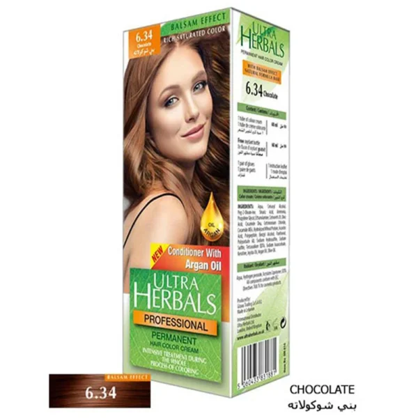 Ultra Herbals Hair Color Cream No 6.34 Ultra Herbals Hair Color Cream No 5.25
