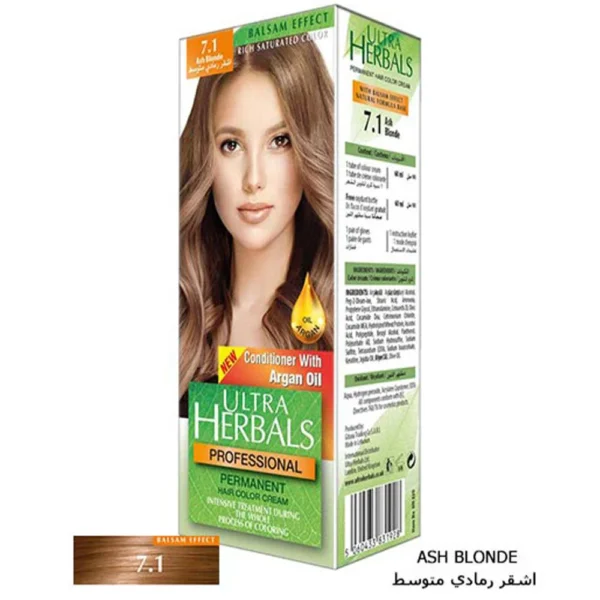 Ultra Herbals Hair Color Cream No 7.1 Ultra Herbals Hair Color Cream No 6.25