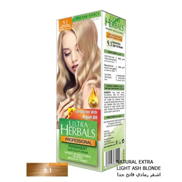 Ultra Herbals Hair Color Cream No 9.1 Ultra Herbals Hair Color Cream No 7.3