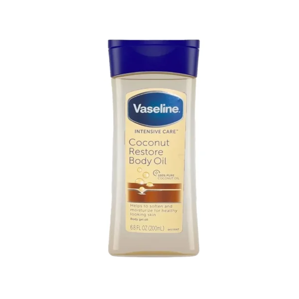Vaseline Coconut Restore Body Oil 200 ML Vaseline Cocoa Butter Lip Care 4.8ML